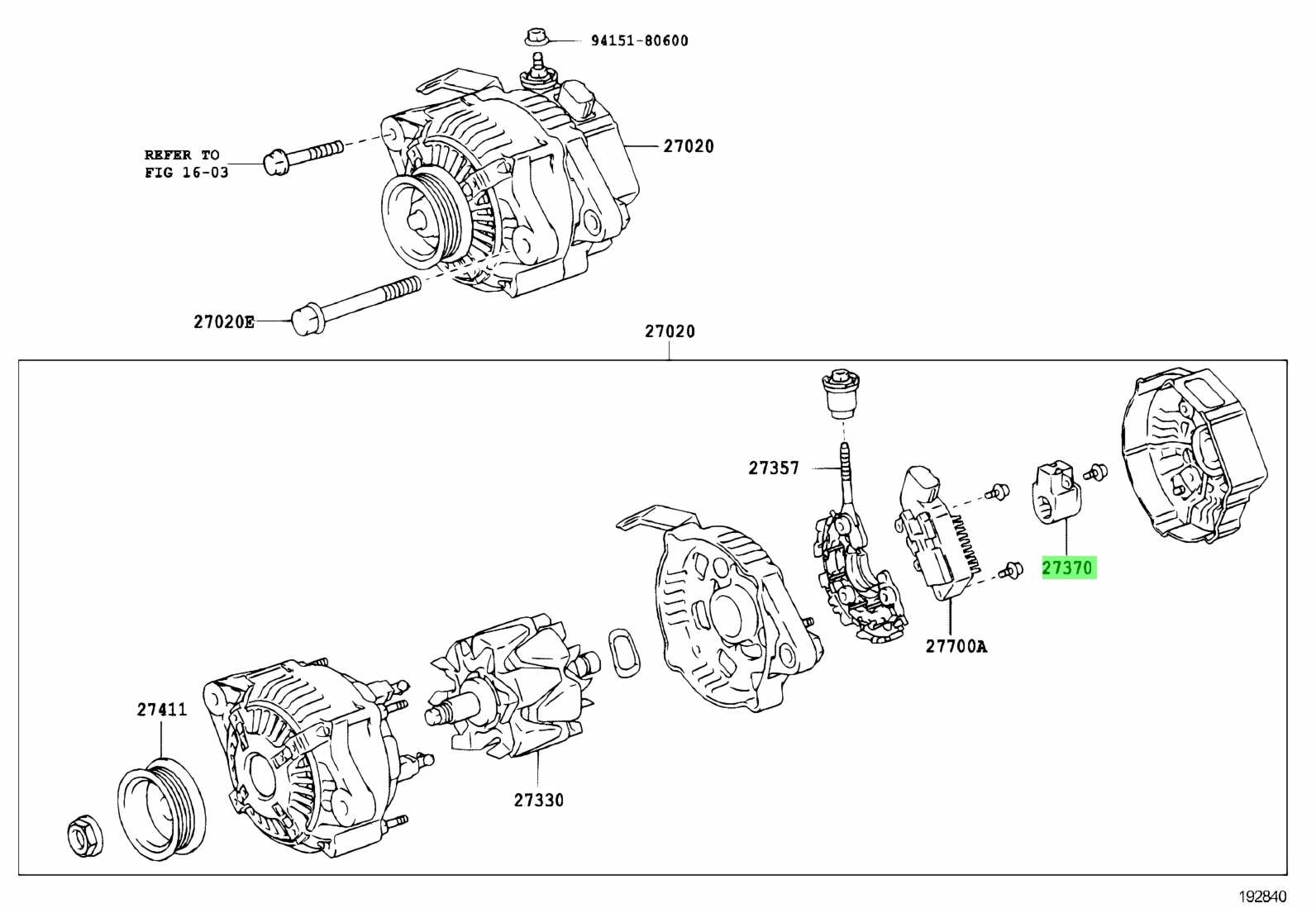 Toyota 27370 20130